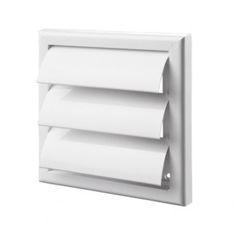 Kratka wentylacyjna z żaluzjami grawitacyjnymi seria WP MV 100 VJ