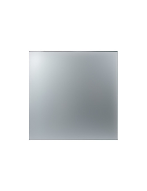 Wentylator łazienkowy serii MMP. KRÓTKI KRÓCIEC. Szklany Panel Jasny szary połysk. Wyposażenie standard. Średnica100 mm