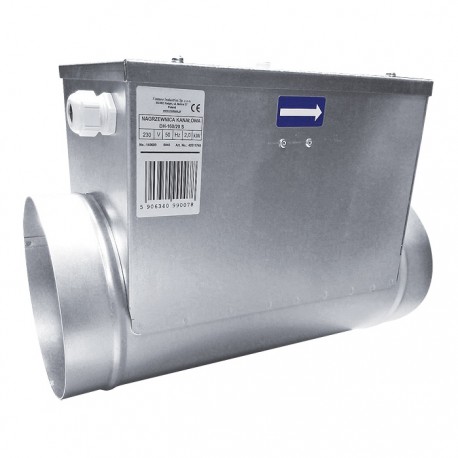Elektryczna nagrzewnica kanałowa DH